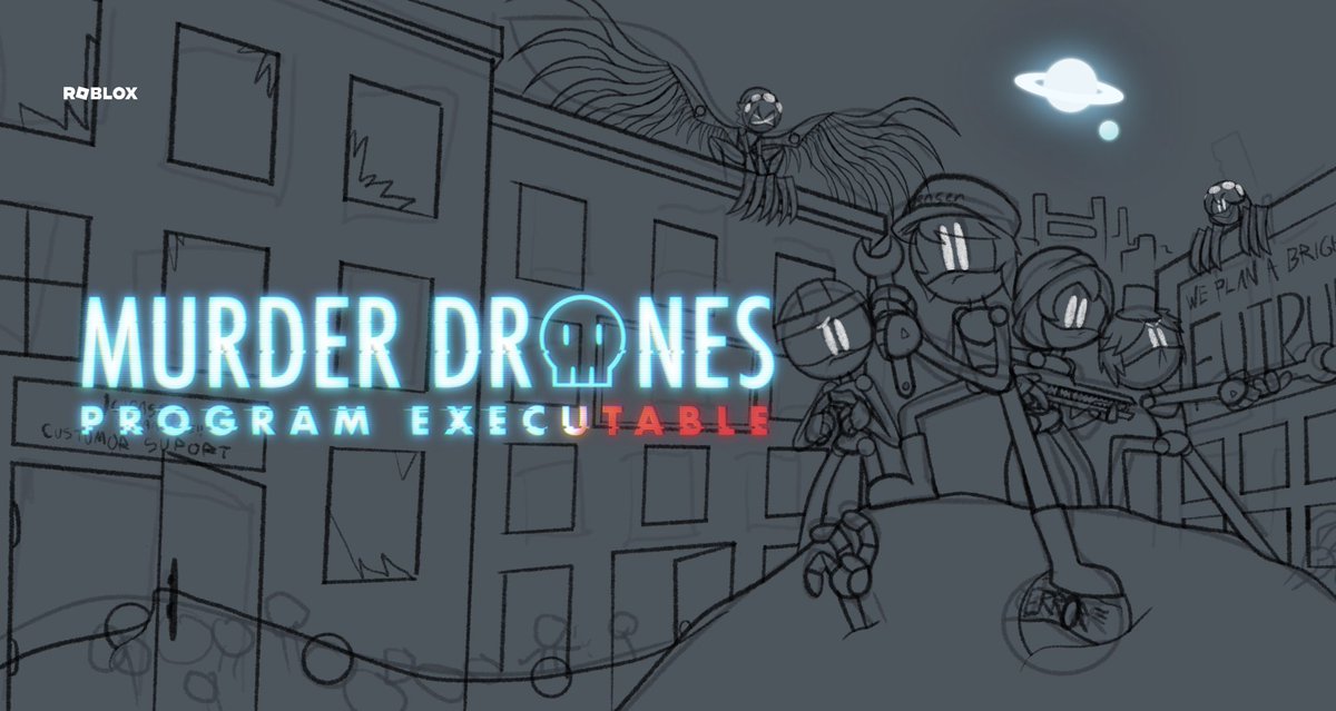 BunoBunArt's tweet photo. Welp….it is happening…
#murderdrones #murderdronesfanart #fanart #roblox #game #workinprogress
#programexecutable https://t.co/rDj8yG623D