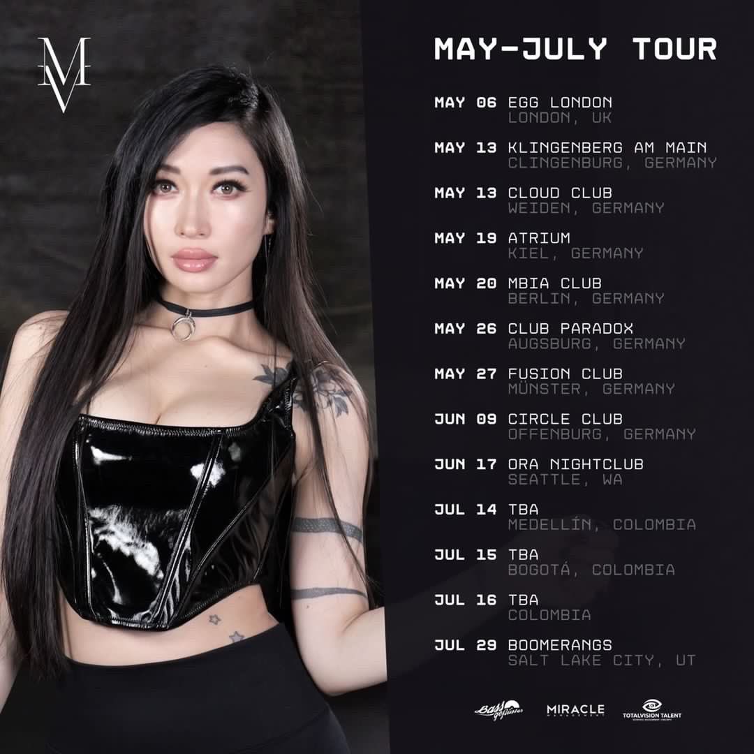 Catch <a href="/MarieVaunt/">Marie Vaunt</a> on tour! #techno #acid #dj #ontour #drumcode