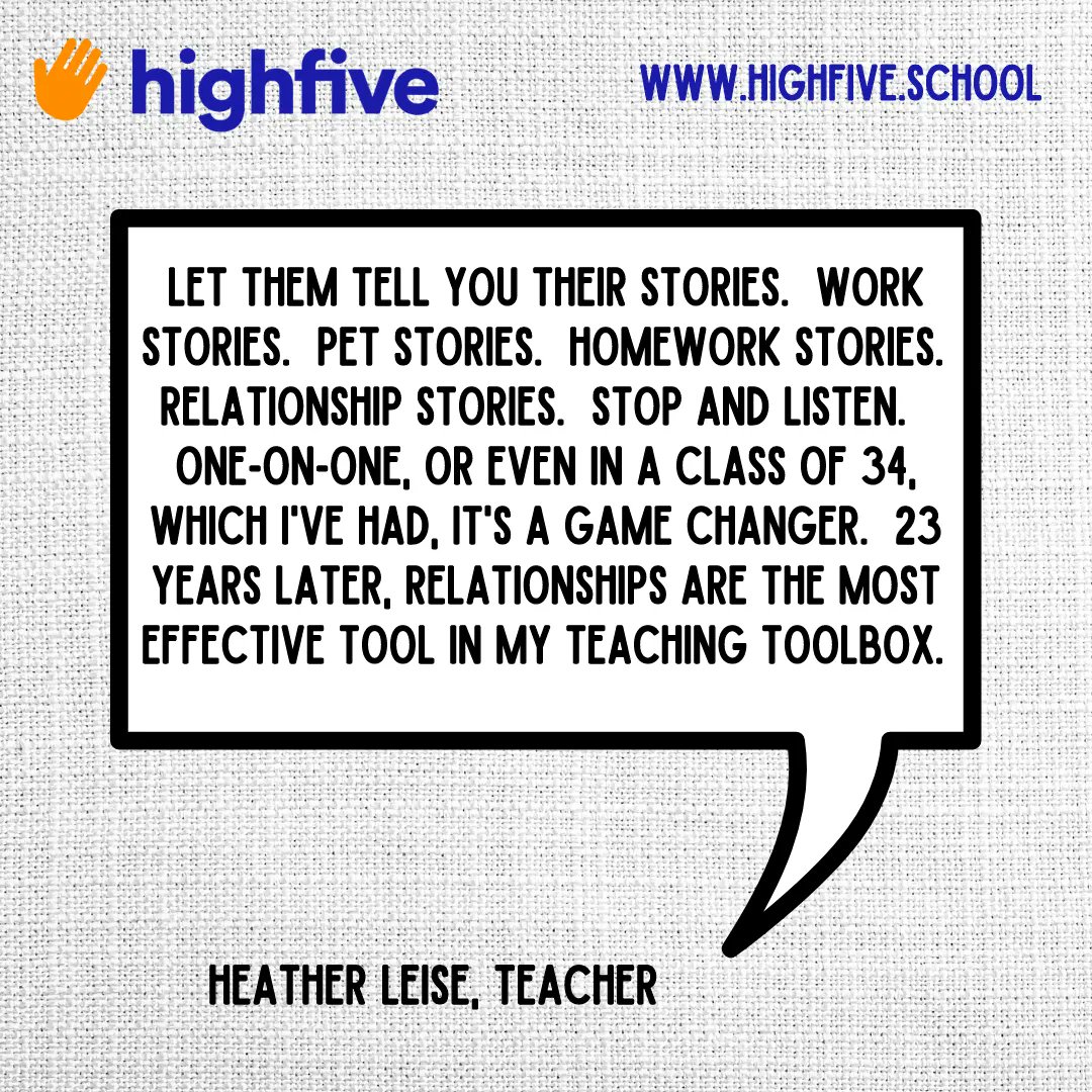 HighFiveK12's tweet photo. Let them tell their stories - π #highfive #disciplinereimagined #classroomculture #classroomculturerestored #equityfocused #restorativepractices #appliedneuroscience #traumainformed #futureofworkskills #classroomtechnology #edtech #classroommanagementπ https://t.co/vaxnnazU68 https://t.co/BfnjXCKKpx