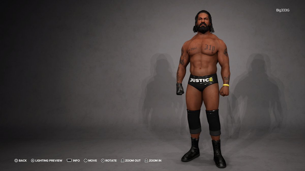 Big333Gus's tweet photo. Omar Justice wip - model complete https://t.co/2Oj2NB96ir