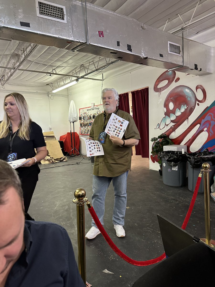 PosterPirate's tweet image. Good times at the Paul Mann, One Man Show. Austin’s got a good vibe, will be back next year, with a bigger tube!

#alternativemovieposter #amp #paulmann #LimitedEdition #postercollector #altposter