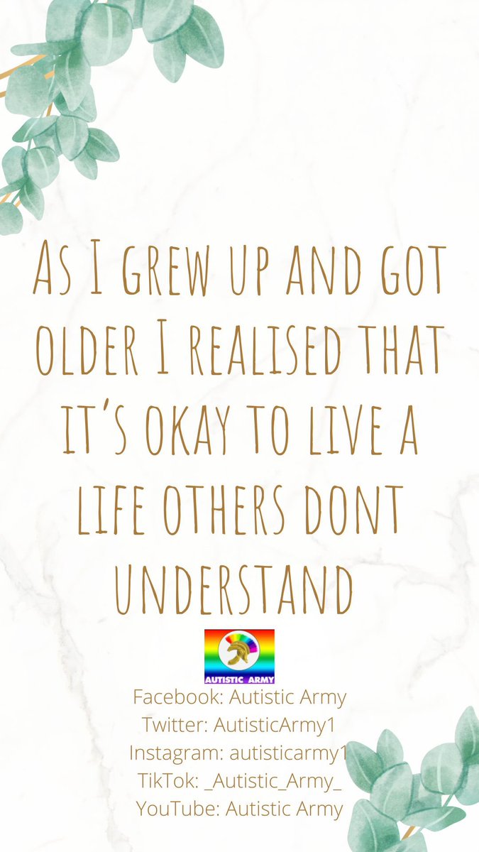 AutisticArmy1's tweet photo. #autism #actuallyautistic #autisticarmy #autismacceptance #autismawareness #neurodivergent #mentalhealth #supporteachother https://t.co/sM6JLSaYLj