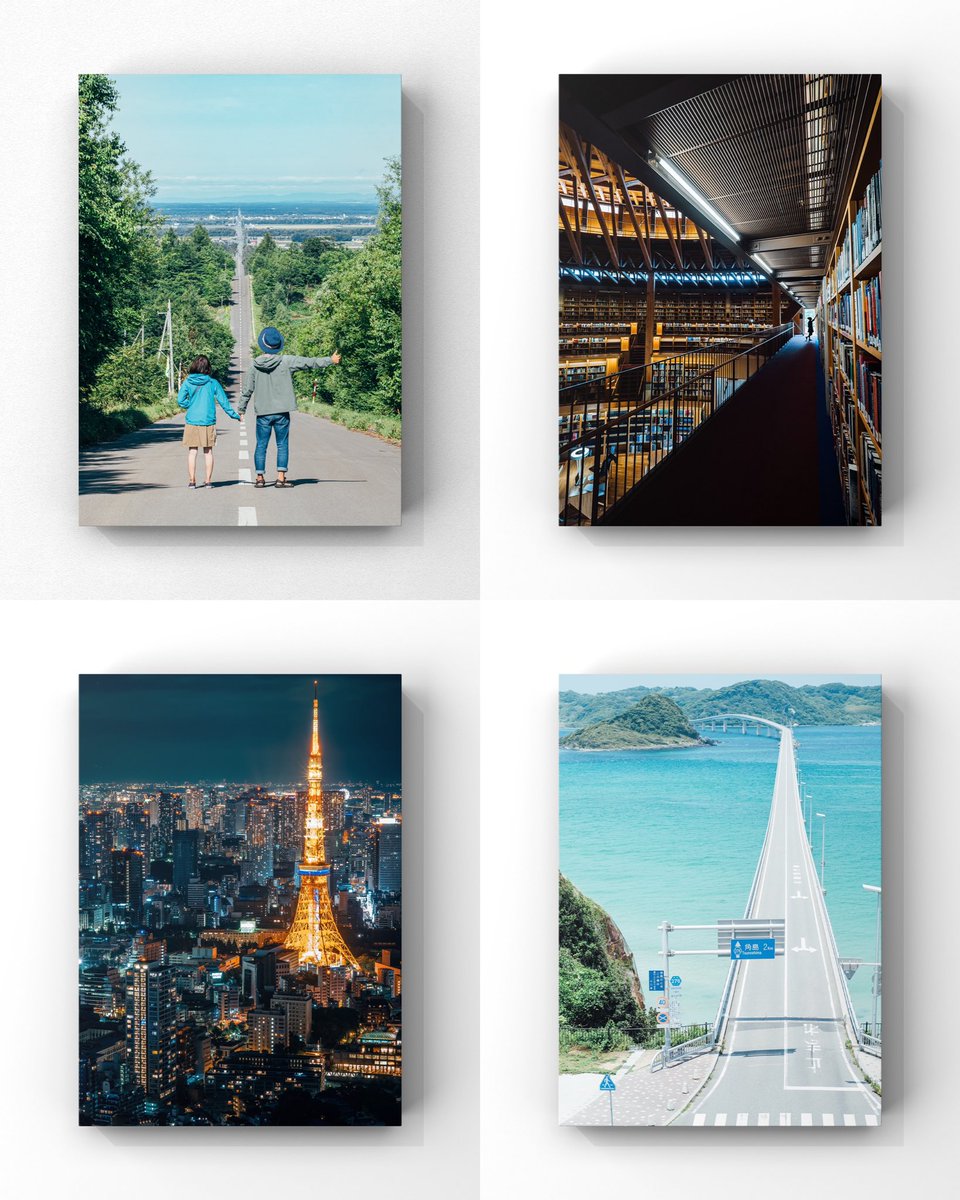 日本一周達成記念・第2弾】 各地で撮影した絶景写真パネルです🎉 A4