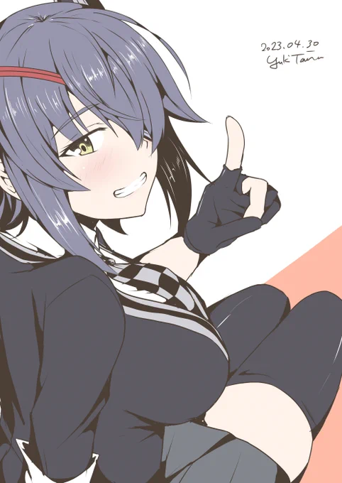 …仕方ねぇなぁ、一緒にいてやるよ。仕方ねぇな! #天龍 #艦これ