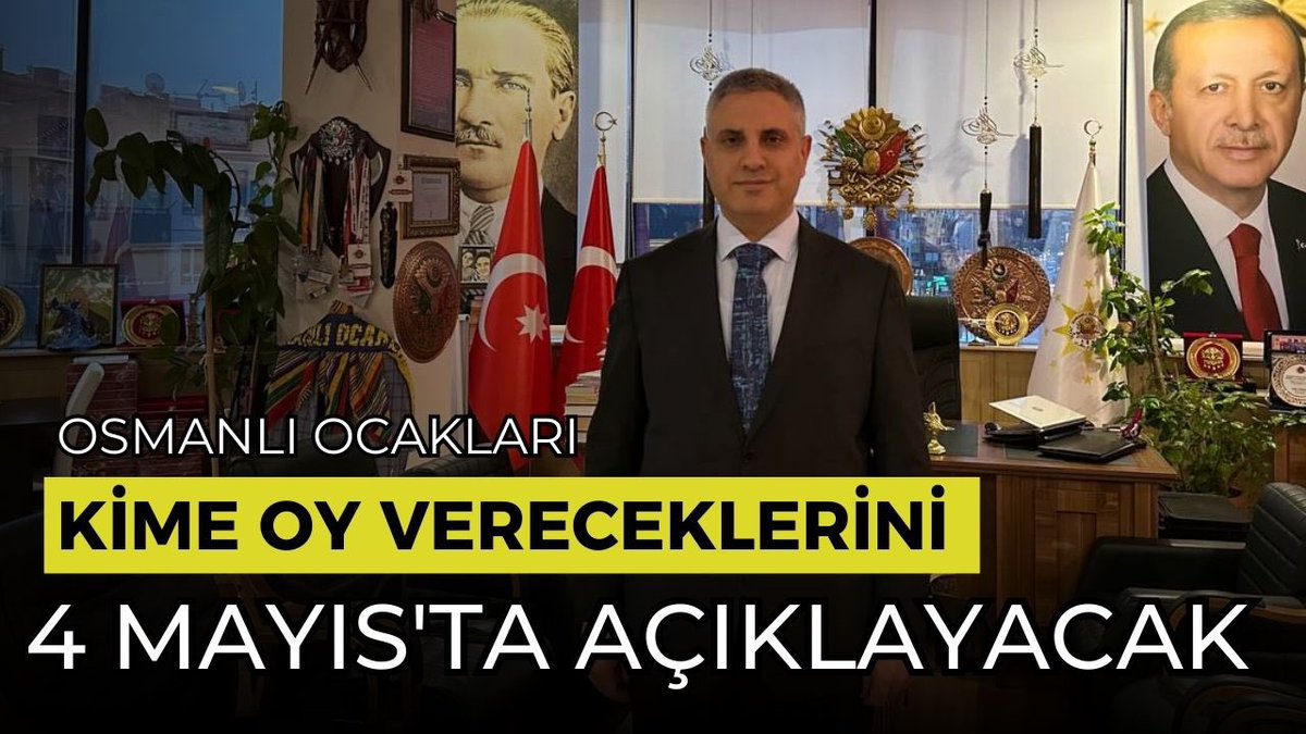 4 Mayıs’ta Osmanlı Ocakları, Ocak Partisi Destekleyeceği İttifakı Açıklayacak. 

Şartlar Oluşursa #uzmanÇavuş #Güvenlikkoruyucuları #pomem #kadrobekleyenler Oy’u mu Kime ve Hangi İttifaka Vereceğim Diye Düşünen Büyük Bir Kitle Hareketi Olarak Açıklama Yapacağız.

Hala sizden