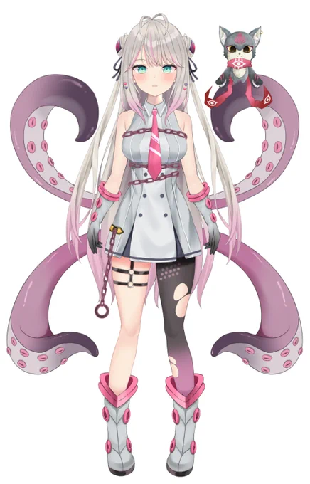 エアプロ3期生Vtuber #宵闇ニャル()さんのデザインを担当させていただきました! 這い寄る混沌! 5月8日21:00～から初配信なので要チェックです