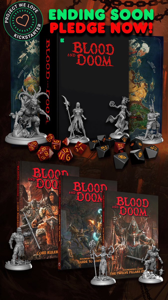 PimViking's tweet photo. Blood and Doom is on its last day of funding and very close to the next stretch goal! Go support this great project at https://t.co/Kq7QgsTslA
If you want some more insight into the game, you can check out my interview with the Lead Designer here https://t.co/RY3TGJ4uN3 https://t.co/q8kuQZ25TM