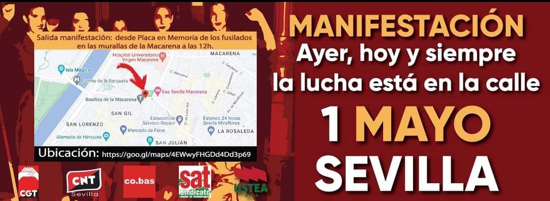 interdistritos's tweet photo. Mañana es el día de nuestra clase, la clase trabajadora que vivimos en los barrios obreros machacados. Nos vemos en la Macarena, frente a la placa en memoria de los fusilados, a las 12:00h. https://t.co/JZ96WaJhDs