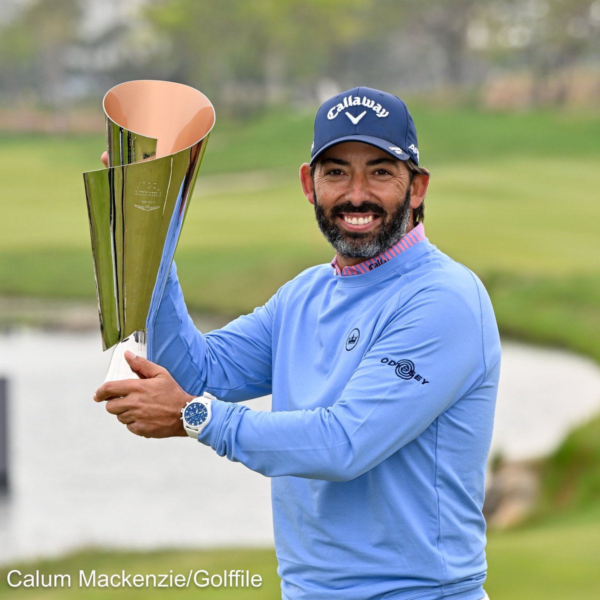 A great final round saw @plarrazabal win the @DPWorldTour Korea Championships, presented by Genesis @golffile #KoreaChampionship #Golf