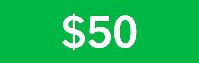 Who wants me to send $50 to their Cash App? 👀

Like this tweet fast and follow me 🚶🏻‍♂️
