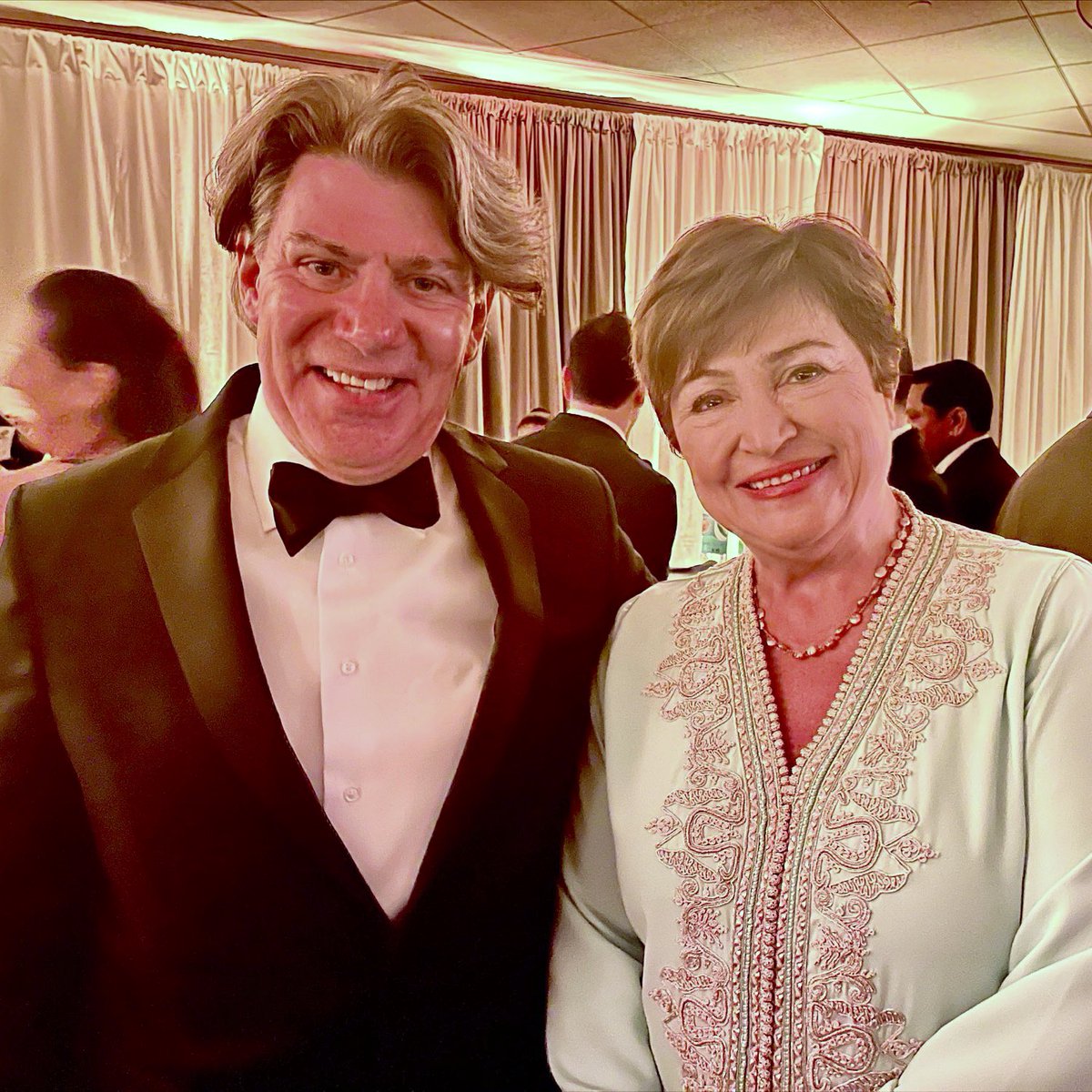 Spent a fantastic evening, surrounded by friends, at the White House Correspondents' Dinner on Saturday. My gratitude to <a href="/Reuters/">Reuters</a> for their kind invitation, and to all members of the press for the pivotal role they play in our societies.