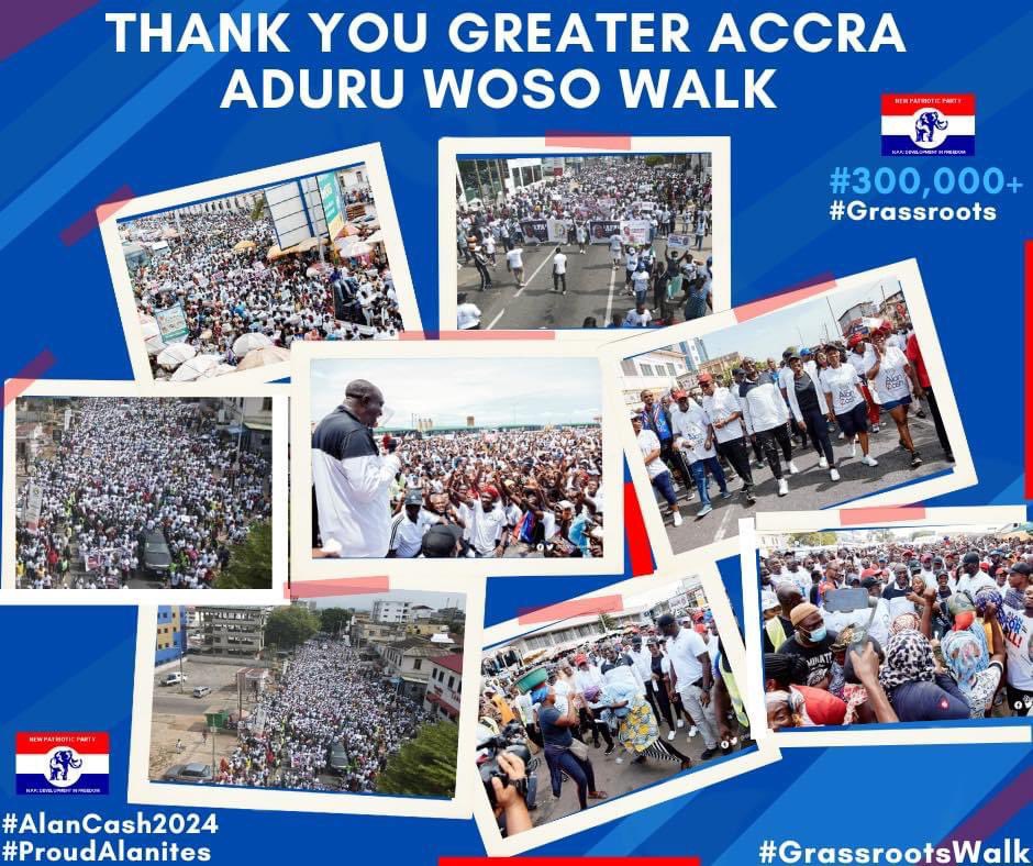 thealannews's tweet photo. THANK YOU GREATER ACCRA..
#Thealannews
#AduruWosoWalk
#WalkWithAlan https://t.co/m8aZlNRsAy