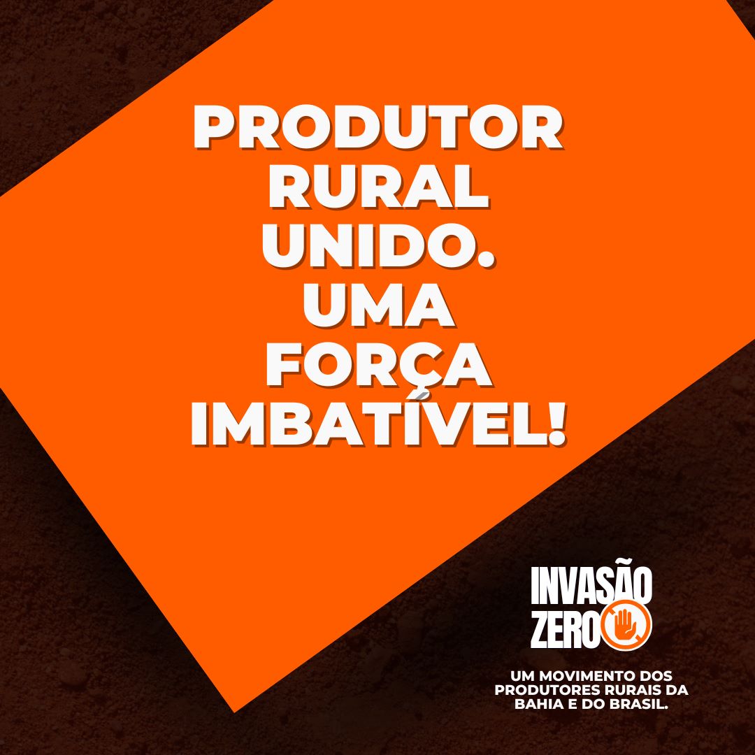 invasaozero's tweet photo. A união dos produtores rurais deu origem ao Movimento Invasão Zero. E agora, por meio desse movimento, temos força para combater as invasões criminosas do MST.

Agora, o produtor rural tem defesa.
Agora, o produtor tem quem brigue por ele!

#movimentoinvasaozero https://t.co/ciYdwMuOtY