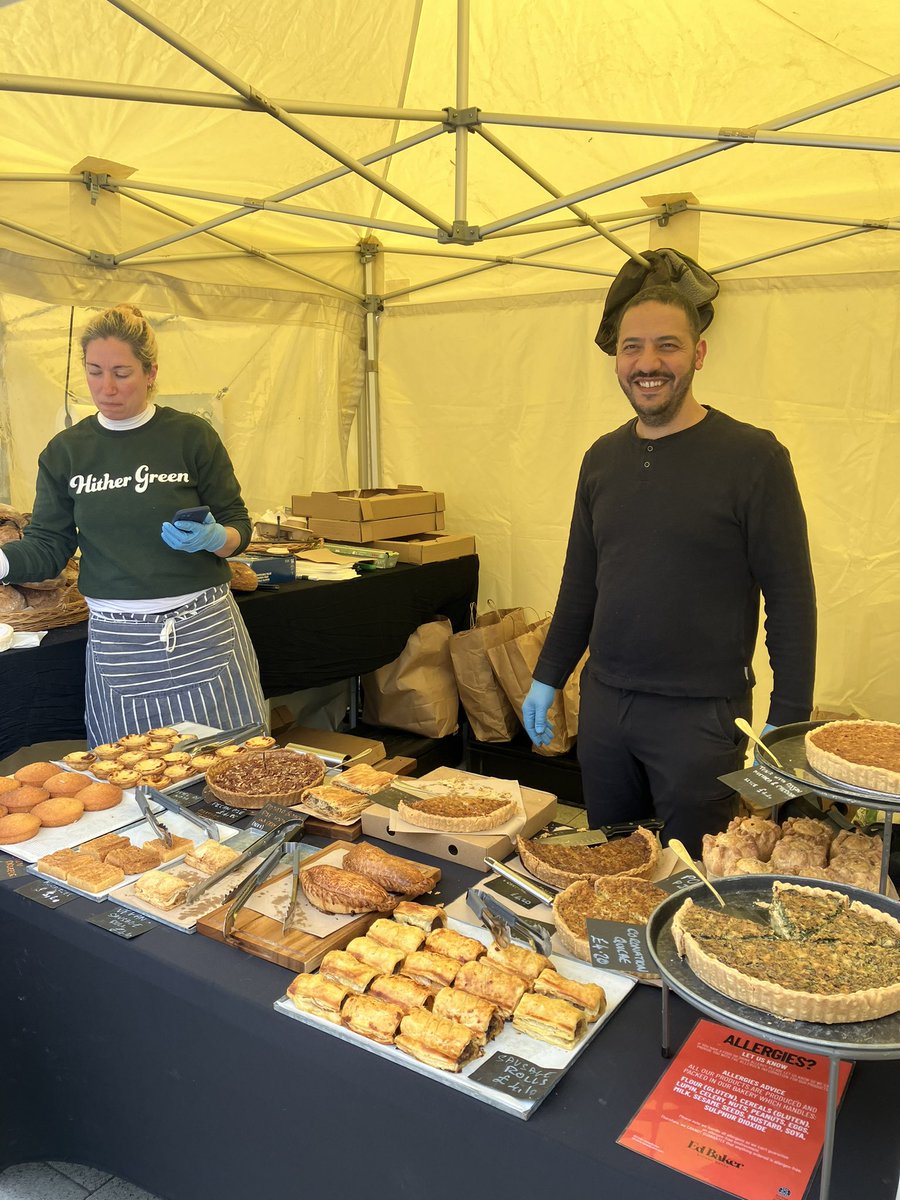 JaneCanDoSE4's tweet photo. Great buzz🐝 &amp; atmosphere @CatfordFoodMkt TODAY-it’s on until 4pm-lots of great stalls with plenty of delicious food for treats/snacks/brunch/lunch/tea or just everyday plus @HouseofCatford &amp; MORE #Catford #PlaceToBe #SUPPORT https://t.co/pfxf9JEloR