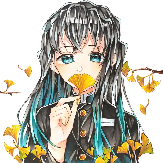 ついに無一郎くんが沢山活躍するので約3年前に描いたむいくんを再掲