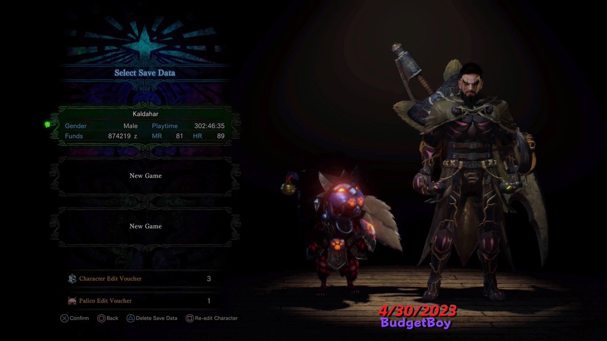 Bounty_Boyz's tweet photo. 3rd times the Charm RIGHT?! LOL, sharing this from my PS5 Console, and forgot to write yall a nice lil message here about how we, Bounty Boyz, R A group of Gamers/Military Vets who use gaming to cope with Mental-health issues. #PS5Share #MonsterHunterWorldIceborne #mentalhealth https://t.co/NPUgKmX1ax