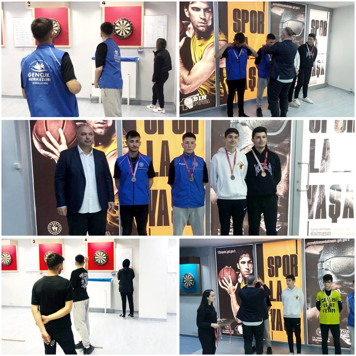 GSB_SincanGM's tweet photo. Türkiye Bocce Bowling ve Dart Federasyonu tarafından düzenlenen Dart Turnuvasında;
Büyükler kategorisinde🎯
1.🥇ve 2.🥈
Gençler kategorisinde🎯
2.🥈 ve 3.🥉
olarak dereceye giren gençlerimizi tebrik eder, başarılarının devamını dileriz.💐
#SağlıklıYaşamveSporKulübü
#TBBDF https://t.co/q7L4IDB9rF