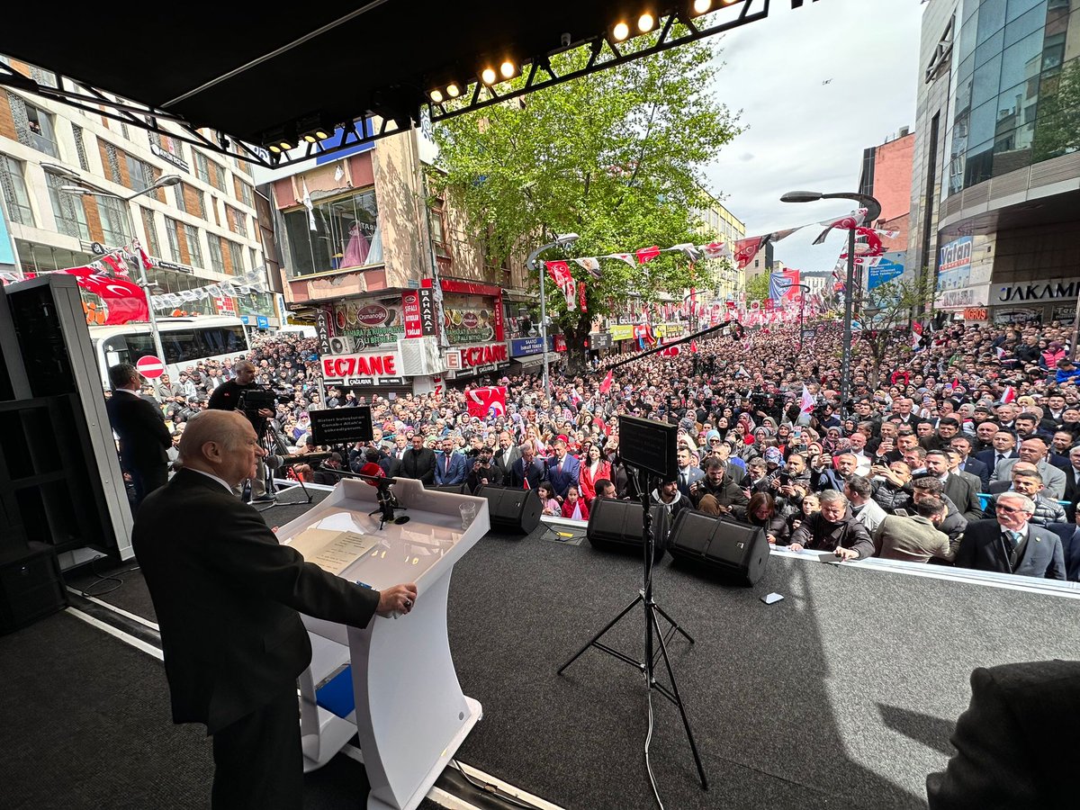 Genel Başkanımız Sayın Devlet Bahçeli, ‘‘14 Mayıs’ta Aziz Milletim Sıra Sende’’ Karabük Mitingi'nde Vatandaşlarımıza Hitap Ediyor.