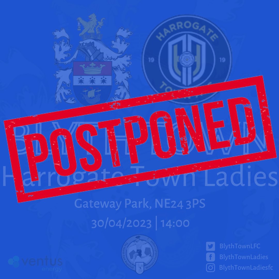 ⛔️ POSTPONED ⛔️

The prolonged and heavy rain has left the pitch at Gateway Park waterlogged so todays fixture is cancelled 🔵🟢