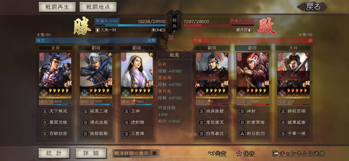 意気に引っかかりながらも頑張る呂布君🥹
 #三国志真戦  #三國志真戦
 #真戦