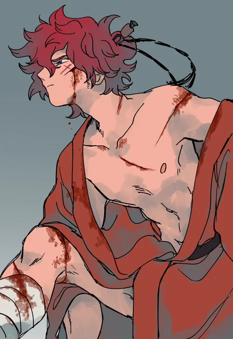 龍馬くん ※流血