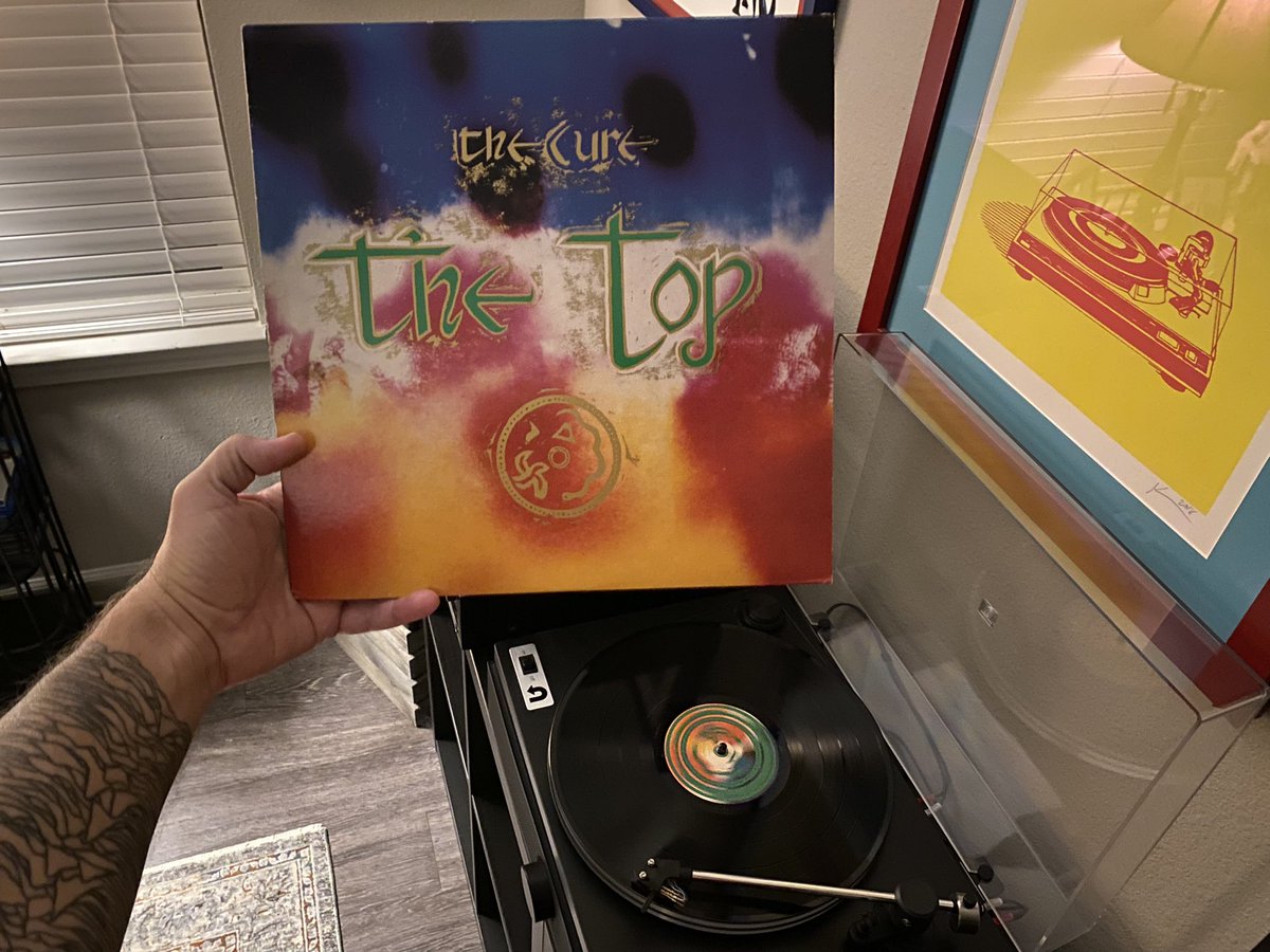 April 30, 1984 Happy 39th birthday to The Top, the fifth album by The Cure. “Wake up in the new blood Make up in the new blood Shake up in the new blood And follow me to where the real fun is Shake dog, shake” @thecure #TheCure #vinyl