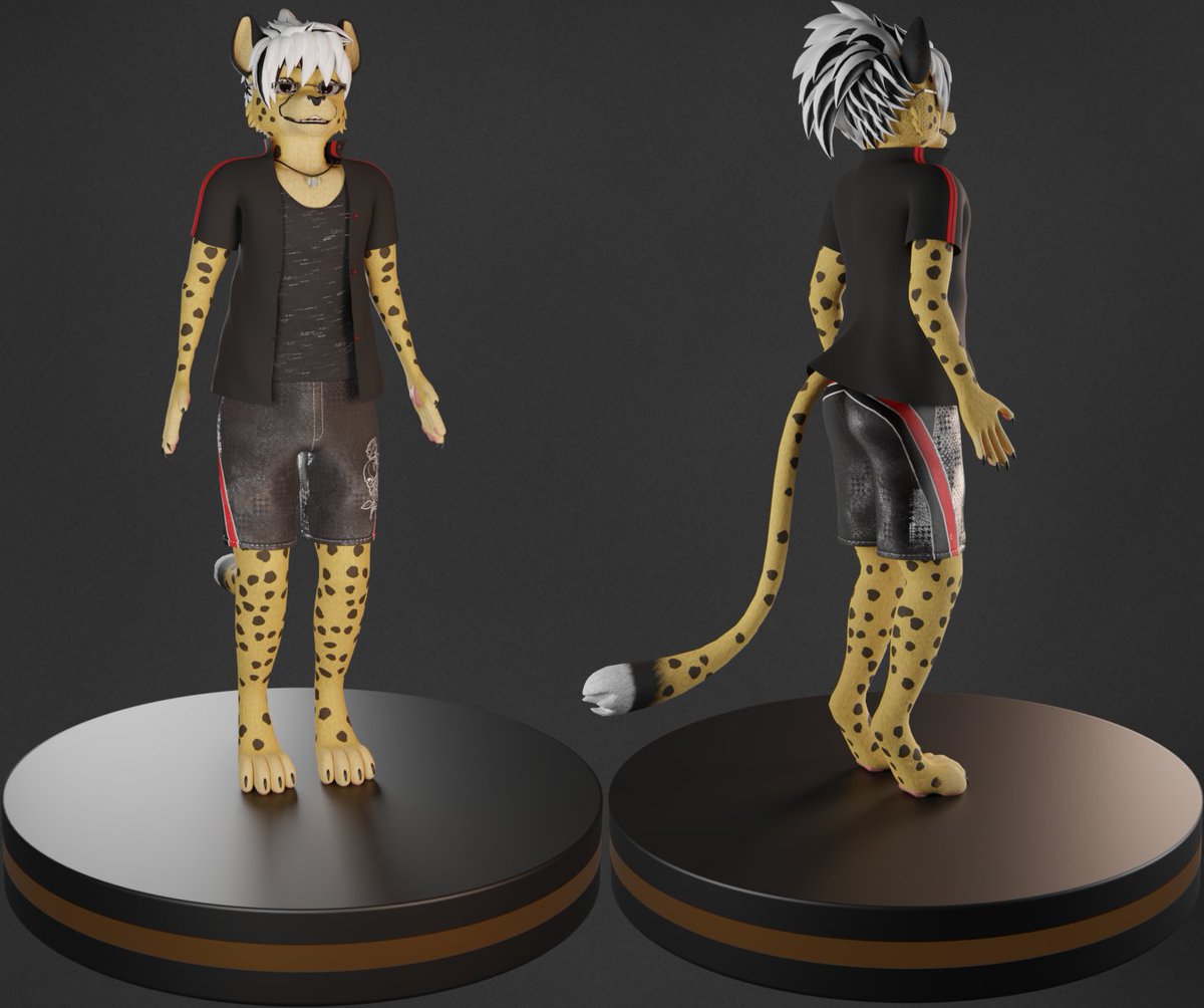 ZGFGaming's tweet photo. I'm managing for a 3d modeler now! This was one he's done recently for Luca, and he's open for more! Check out the Trello for the queue, prices and contact if you want one! They start at $180!

https://t.co/ZpgCDmY5z3

#VRChat #furry #furryart #3D #3DModel #commissionsopen https://t.co/AcRPH7zdS8