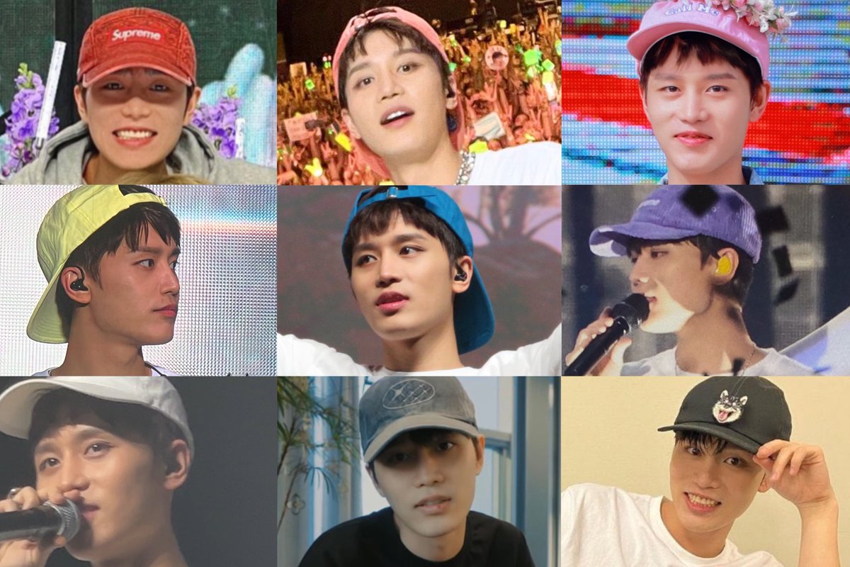 moo_yuu26's tweet image. テイルさんのキャップがカラバリ豊富なことのオタク......❤️💖💛💙🤍🖤