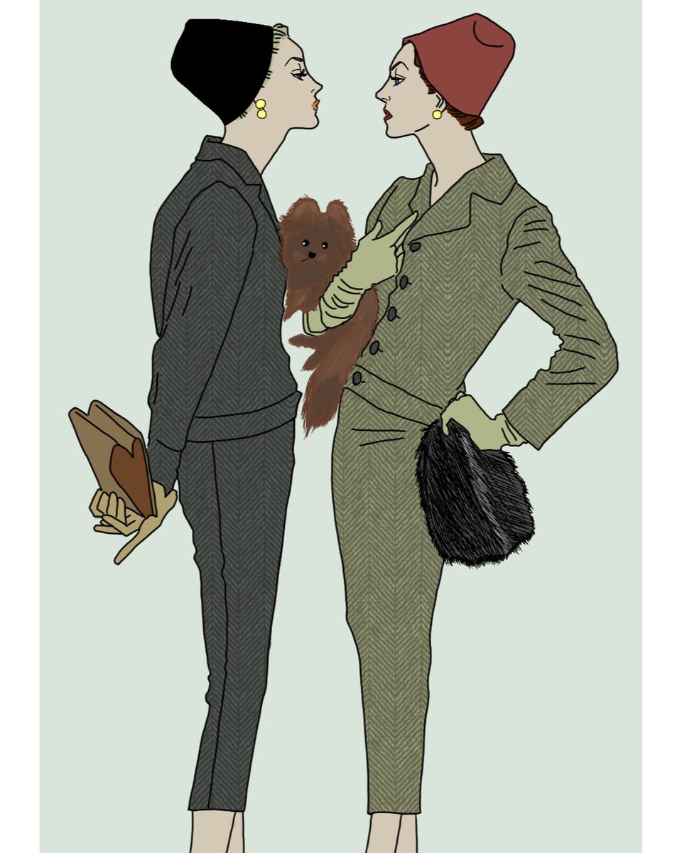 #イラスト #レトロ #1950s #illustration    #retro #vintage 
#funnyface #movie #dovima #sunnyharnett