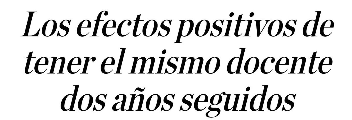 psyacademy_'s tweet photo. Un reciente estudio publicado en ‘Economics of Education Review’ por tres profesores de la Universidad de Nottingham y Essex, concluye:

“Tener el mismo docente dos años seguidos mejora los resultados académicos de los estudiantes. Influye de forma #positiva en una https://t.co/3yVbRU0fzF