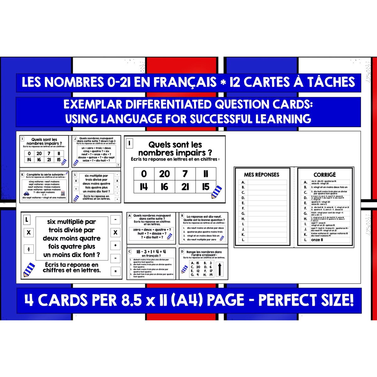 Download for free: #ks3french #mfltwitterati #frenchforkids #frenchforchildren #françaispourenfants #nombresenfrançais #thelivelylearningclassroom #thelivelylanguagesclassroom #primaryfrench   #frenchclassforkids teacherspayteachers.com/Product/FRENCH…