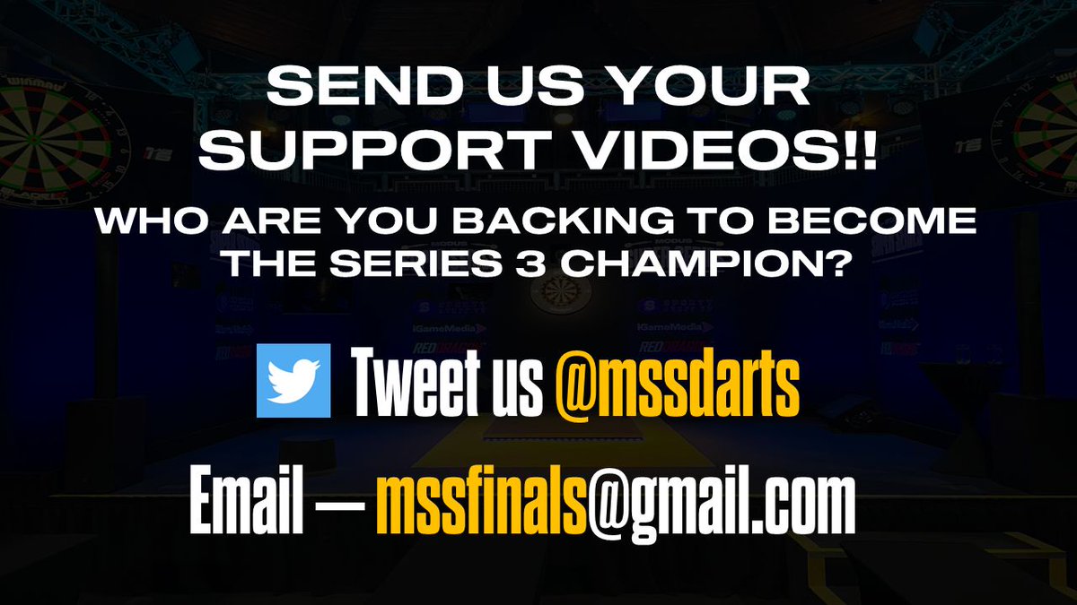 MSSdarts's tweet photo. We want to hear from you guys! 🗣️

Whether it's a tweet or an email, we want to know who you are backing to lift the £20,000 cheque on Saturday night!💰💸💰

Let us know via Twitter or send us an email at 
mssfinal@gmail.com ! 📧 https://t.co/wy4J4yHsFD