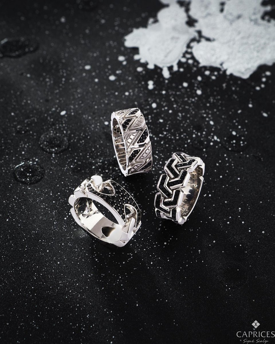 Introducing the Cosmopolitan Luxury Collection from Zancan Gioelli. Handmade in Italy, these sterling silver rings are embellished with natural stones and strong textures, making them the perfect statement accessory. Shop now at Caprices Signé Scalzo.