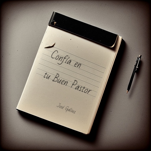 IV Domingo de Pascua, Domingo del Buen Pastor.
"Confía en tu Buen Pastor ". Frase de José Gálvez de su cuadernillo particular de notas.
