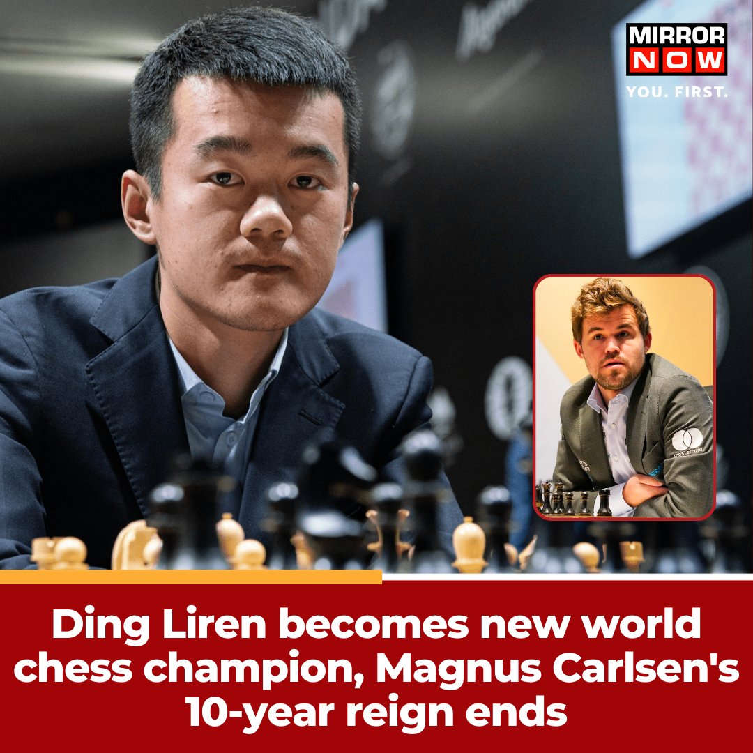 Ding Liren is the new world chess champion!