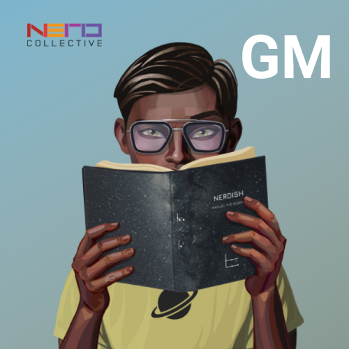 Gm Gm Nerdy Fam! ☕️Did you know that in Japanese, the word "tsundoku" means buying and collecting books but never getting around to reading them? Do you have any books you bought and intend to read? 📚🤓

#nerdy #TNC #NerdCollective