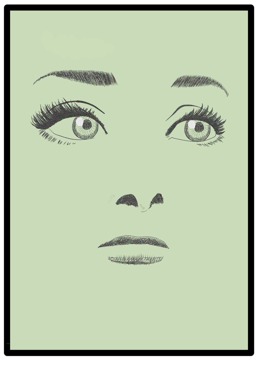 #イラスト #レトロ #1950s #illustration #retro #vintage 
#movie #audreyhepburn #funnyface #パリの恋人