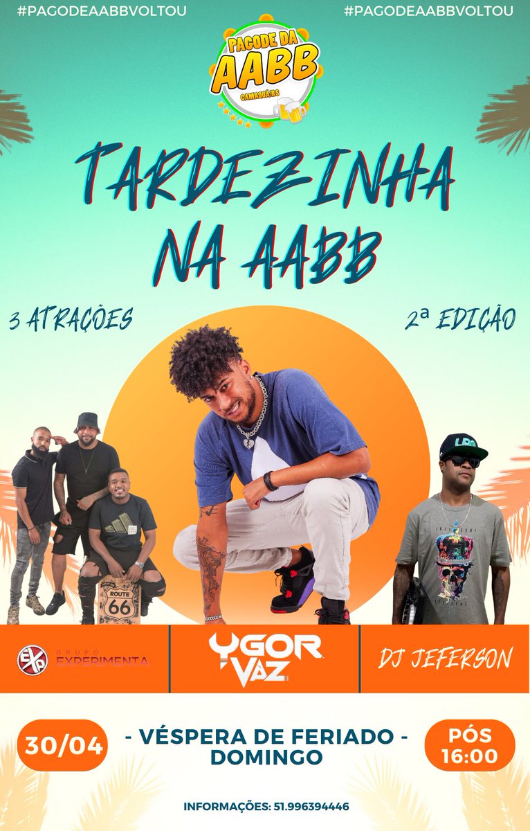 valtinhobarbosa's tweet photo. Hoje ⚠️💢🌴🚀 #tardezinhanaaabb https://t.co/XfnGTh9ty6