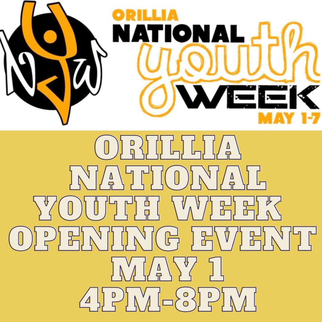 OrilliaYC's tweet photo. We kick off Orillia National Youth Week Monday May 1 at the OCC starting at 4pm &amp; the Smile Cookie Campaign at Orillia and Area @TimHortons Should be an amazing week!

So grateful to our Community! 

#orillia #youth #orilliayouthcentre #nationalyouthweek #smilecookies #community https://t.co/NtLjOJ4eaA