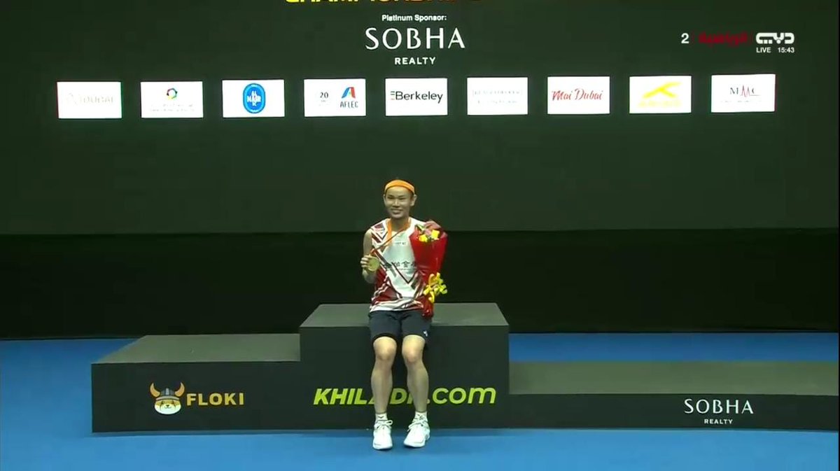 bhulukhuduktv's tweet photo. Podium of https://t.co/TB7owoSutU Dubai Badminton Asia Championships 2023 powered by FLOKI

Women's Singles 

🏅: TAI Tzu Ying 🇹🇼

🥈: AN Se Young 🇰🇷

🥉: Akane YAMAGUCHI 🇯🇵
🥉: CHEN Yu Fei 🇨🇳

Congratulations All 👏👏👏

#BAC2023
#BadmintonAsiaChampionships2023
#BhulukhudukTV https://t.co/XwdGoyuS5i