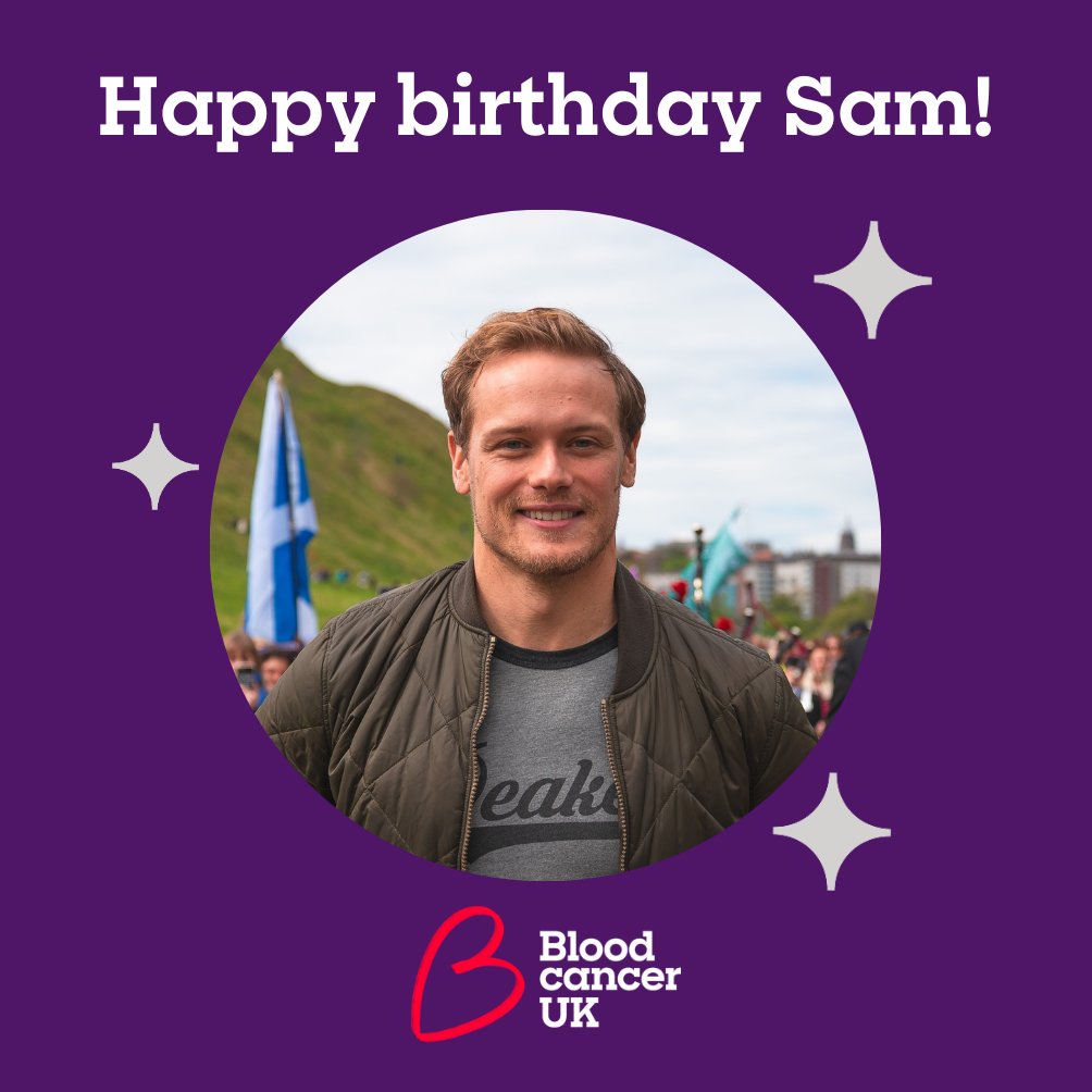 Raising a dram to toast our good friend <a href="/SamHeughan/">Sam Heughan</a> 🎂 wishing you a very happy birthday from everyone at Blood Cancer UK! 🎉 🎈