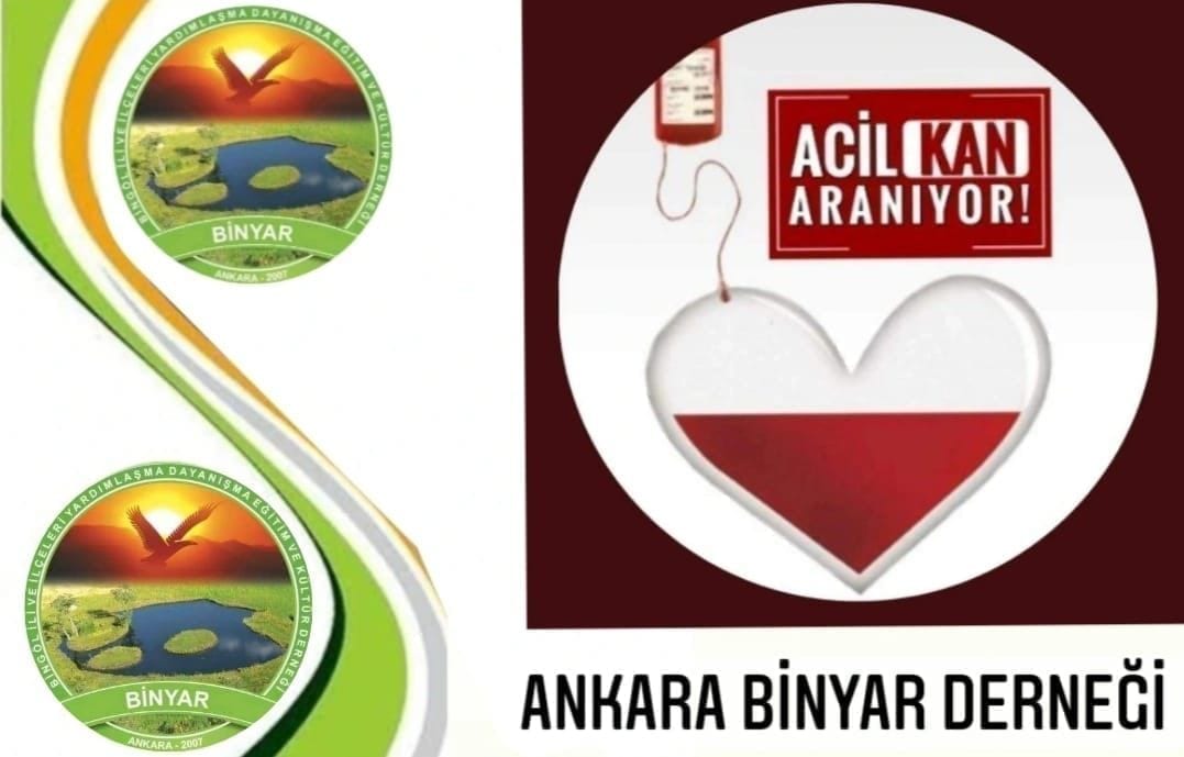 Ankara Demetevler Onkoloji Hastanesi Hematoloji Bölümünde yatmakta olan hemşehrimiz Sn. #NecmettinGÜNERİGÖK için ÇOK ACİL B Rh Negatif (-) 🩸kana ihtiyaç vardır.Kan verebileceklerin iletişime geçmeleri önemle rica olunur. 
İletişim:
Maruf Günerigök
0532 2765180