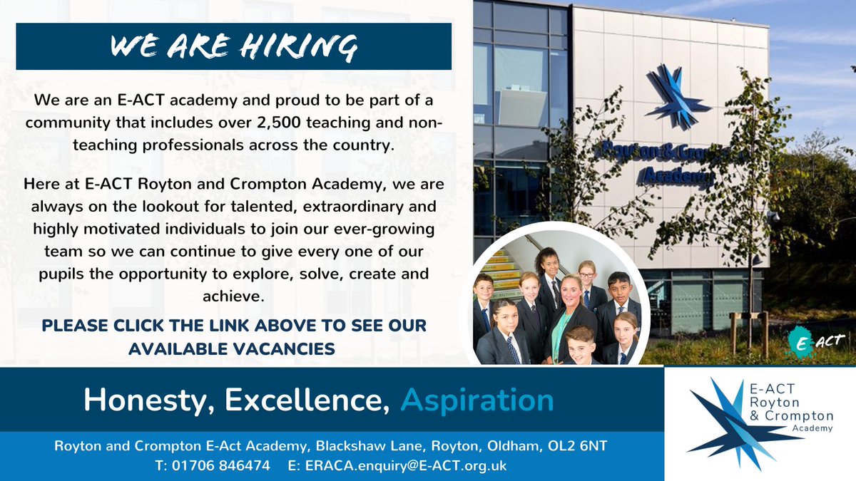 EACT Royton Crompton Academy on Twitter "In our academy, we all share