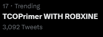 Top Seventeen na!

TCOPrimer WITH ROBXINE