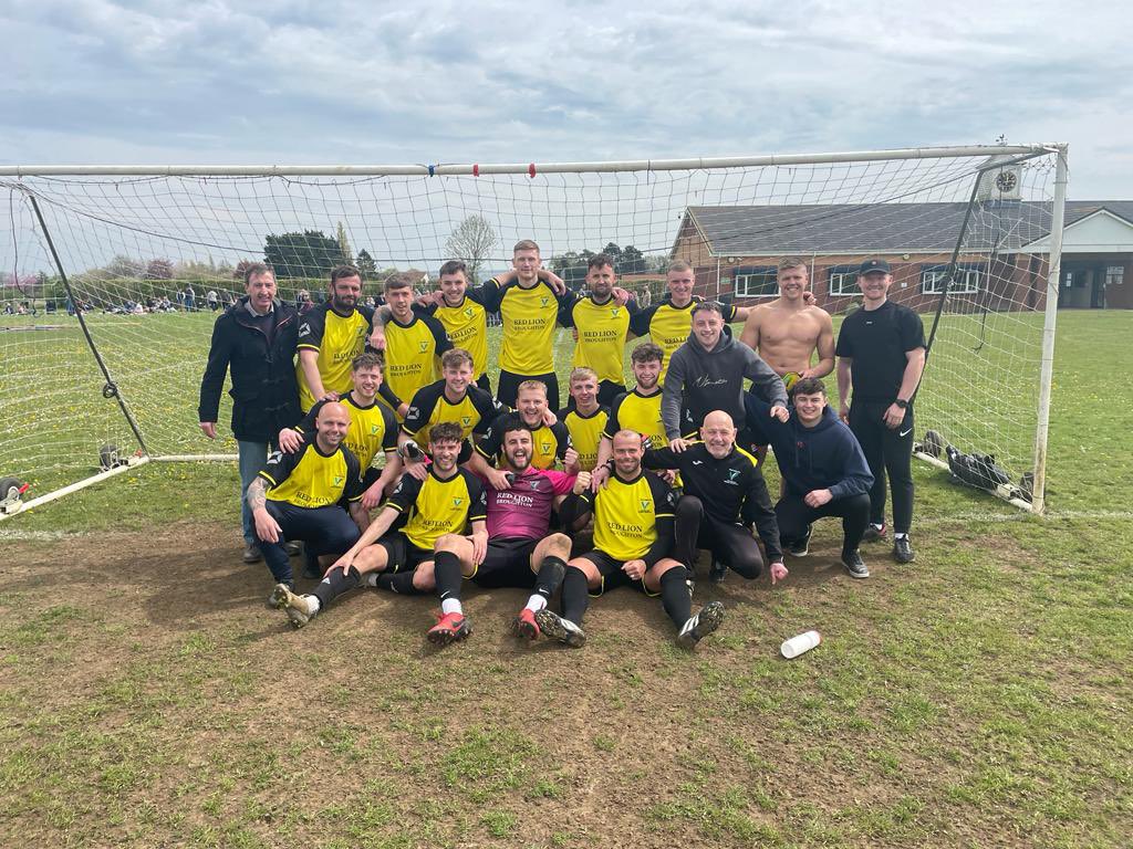 BroughtonWmfc's tweet photo. Well @BlackBullFC2021 won the league in January but we’ve won it when it matters at the end of the season. The boys beat @WintertonRovers 5-0 with CB @JoeStothard21 in goal to win the league on the last day.
@Ryanleethomp3on ⚽️⚽️
@JHGoodman2 ⚽️
Jonny Potts ⚽️
@LiamDav16277902 ⚽️ https://t.co/U3LKexzTj8