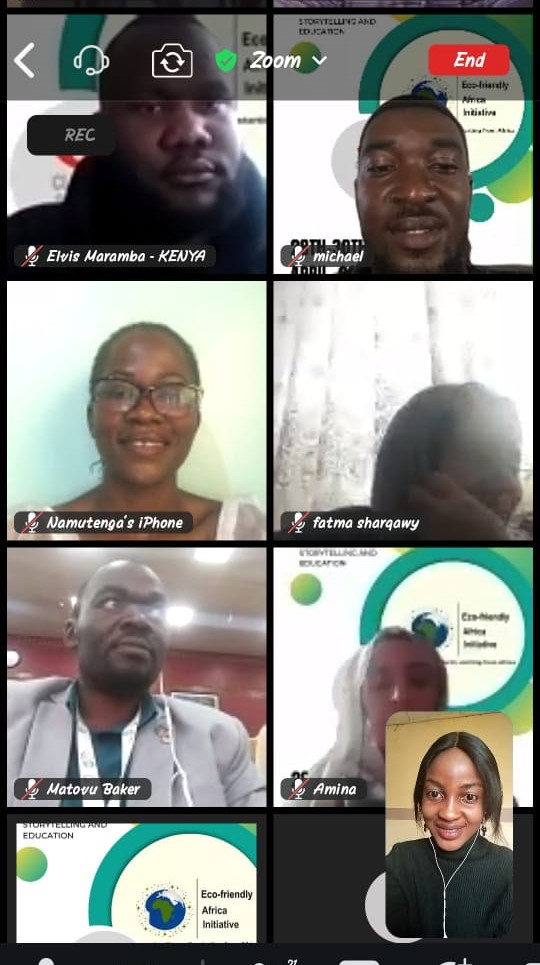 rahmadiaa91's tweet photo. I was pleased to train 30 African and Arab male and female colleagues today on climate reporting within Masterclass on Environmental Journalism Storytelling and Education organized by @EcofriendlyA  in cooperation with my initiative @climateschool1 https://t.co/NJ5KxLBaCj