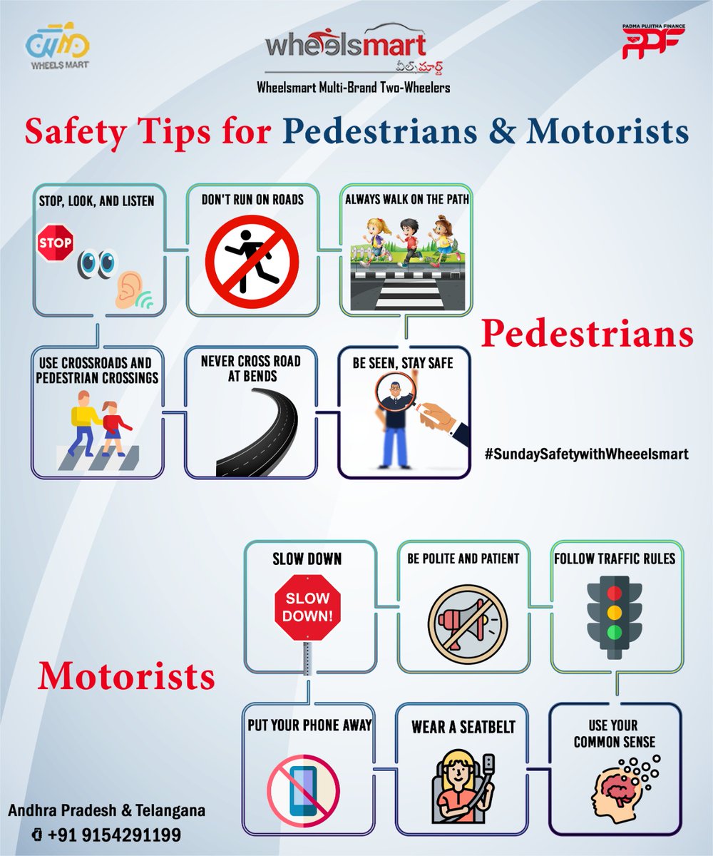wheelsmart_'s tweet photo. Whether you are walking or riding, road safety is crucial. Wheelsmart brings you road safety tips that help you stay safe. Follow us for more such practical advice. https://t.co/XuwjDcNO26