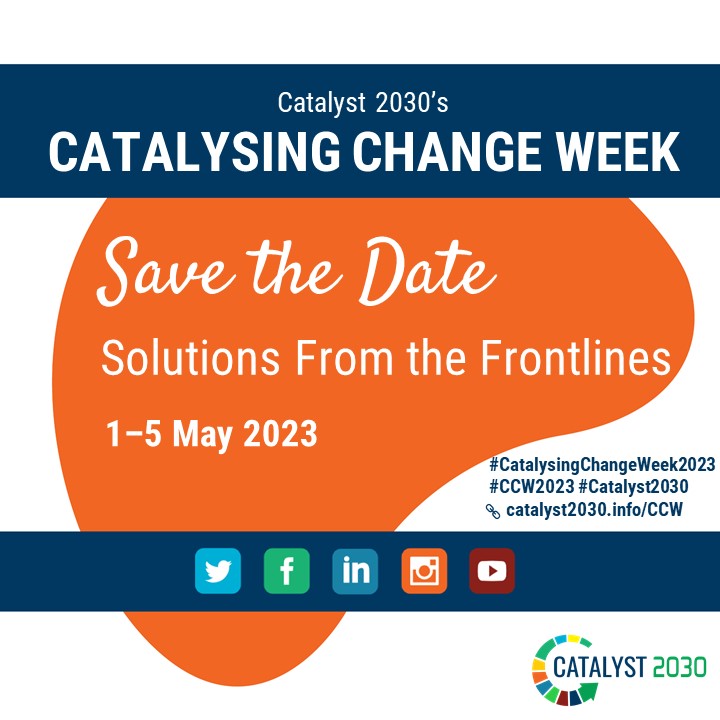 Compass Education in the #CatalysingChangeWeek2023 organised by @Catalyst_2030 during 1-5 May 2023 | Bringing the world’s most innovative and inspiring #changemakers on #SDGs. 
Explore over 200 sessions: catalyst2030.info/CCWEvents 
Register at catalyst2030.info/RegisterCCW #CCW2023