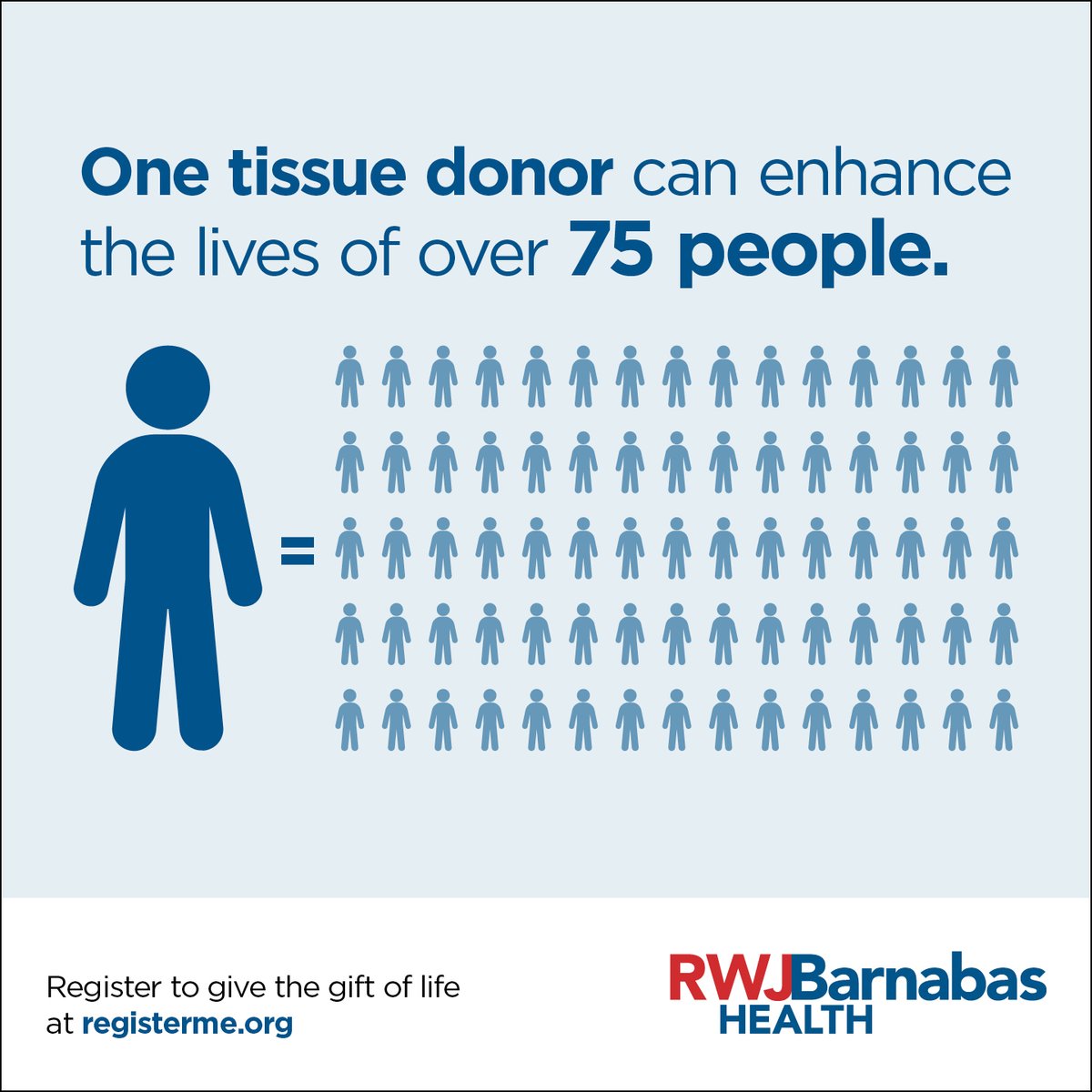 RWJSomerset's tweet photo. On this last day of #DonateLifeMonth, take a moment to register to give the gift of life. There are thousands of individuals waiting for transplants.
Registration is easy, go to https://t.co/5ehbNWUQcV
#DonateLife #transplant #NJSharingNetwork
#LetsBeHealthyTogether https://t.co/XifYpTrhnW