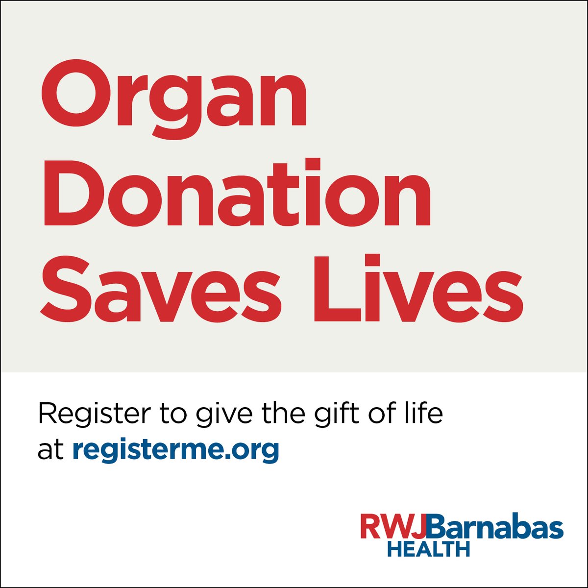 RWJSomerset's tweet photo. On this last day of #DonateLifeMonth, take a moment to register to give the gift of life. There are thousands of individuals waiting for transplants.
Registration is easy, go to https://t.co/5ehbNWUQcV
#DonateLife #transplant #NJSharingNetwork
#LetsBeHealthyTogether https://t.co/XifYpTrhnW